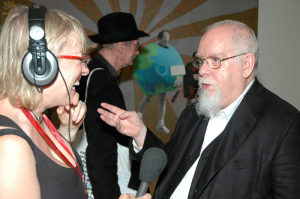 Jean Wainwright Interviewing Peter Blake