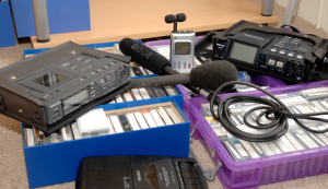 Jean Wainwright's recorders and tapes